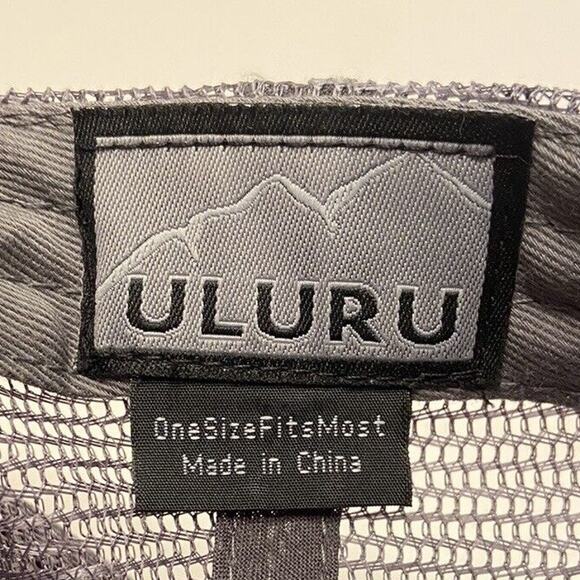 ULURU Breckenridge Colorado Snapback Hat Mens Blue Gray Wool Embroidered Patch - Picture 8 of 10